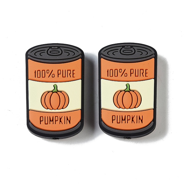 PandaHall Silicone Focal Beads, Can, Pumpkin, 32.5x20x9mm, Hole: 2mm Silicone Pumpkin Orange
PandaHall Silicone Focal Beads, Can, Pumpkin, 32.5x20x9mm, Hole: 2mm Silicone Pumpkin Orange