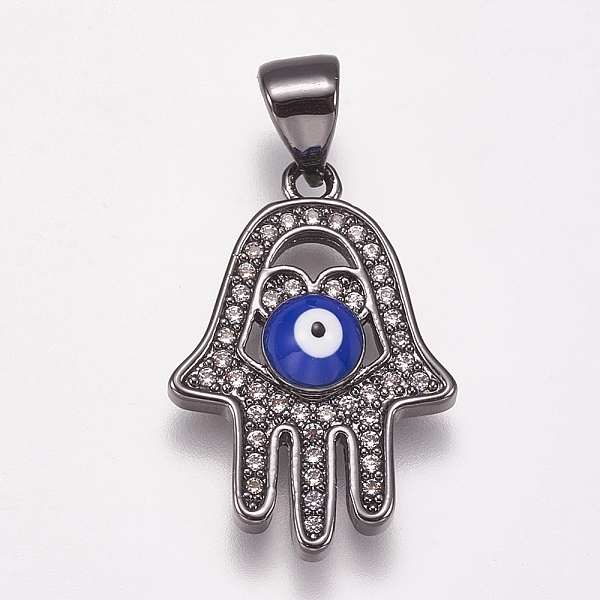 PandaHall Brass Micro Pave Cubic Zirconia Pendants, with Enamel, Palm, Gunmetal, 20x14x4mm, Hole: 3x4mm Brass+Cubic Zirconia+Enamel Palm..., Blue
PandaHall Brass Micro Pave Cubic Zirconia Pendants, with Enamel, Palm, Gunmetal, 20x14x4mm, Hole: 3x4mm Brass+Cubic Zirconia+Enamel Palm..., Blue