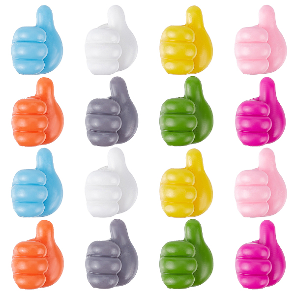 PandaHall GORGECRAFT 8 Colors 24PCS Thumb Cable Clips Key Hook Wall Hangers Self Adhesive Fun Cord Holder Cord Organizer Cable Management..., Multicolor
PandaHall GORGECRAFT 8 Colors 24PCS Thumb Cable Clips Key Hook Wall Hangers Self Adhesive Fun Cord Holder Cord Organizer Cable Management..., Multicolor
