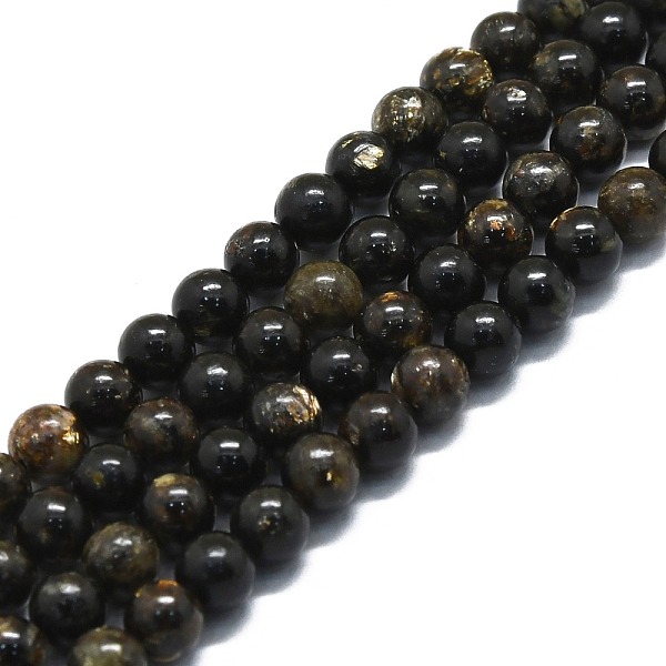 PandaHall Natural Biotite Beads Strands, Round, 6mm, Hole: 1mm, about 67pcs/strand, 15.75''(40cm) Biotite Round
PandaHall Natural Biotite Beads Strands, Round, 6mm, Hole: 1mm, about 67pcs/strand, 15.75''(40cm) Biotite Round