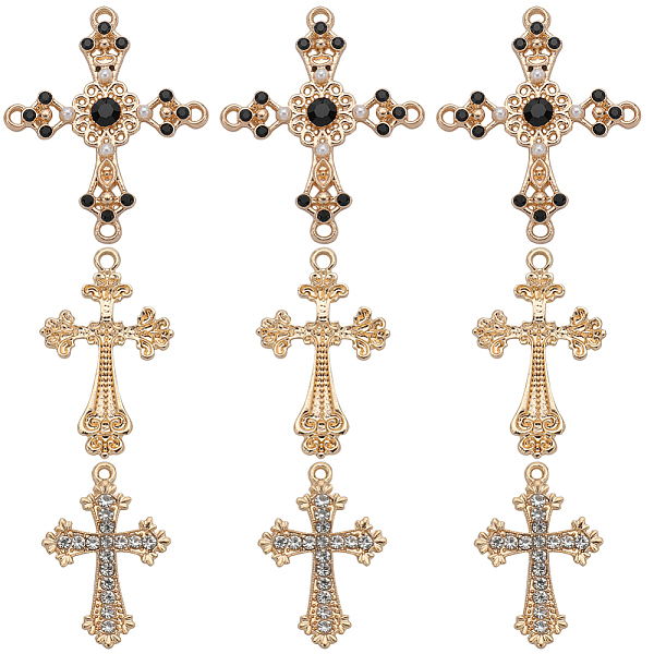 PandaHall SUNNYCLUE DIY Cross Jewelry Making Finding Kit, Including 24Pcs 3 Styles Alloy Rhinestone Pendants & Chandelier Component Links..., Multicolor
PandaHall SUNNYCLUE DIY Cross Jewelry Making Finding Kit, Including 24Pcs 3 Styles Alloy Rhinestone Pendants & Chandelier Component Links..., Multicolor