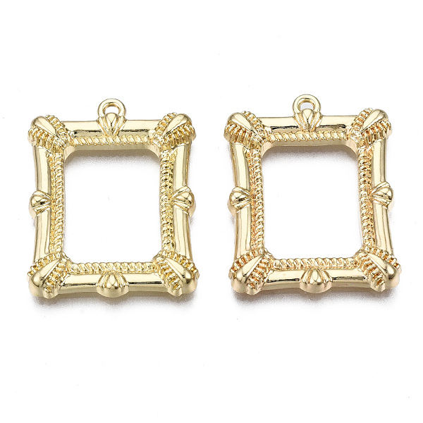 PandaHall Rack Plating Alloy Open Back Bezel Pendants, Cadmium Free & Lead Free, Rectangle, Light Gold, 28x21.5x3mm, Hole: 1.6mm Alloy...
PandaHall Rack Plating Alloy Open Back Bezel Pendants, Cadmium Free & Lead Free, Rectangle, Light Gold, 28x21.5x3mm, Hole: 1.6mm Alloy...