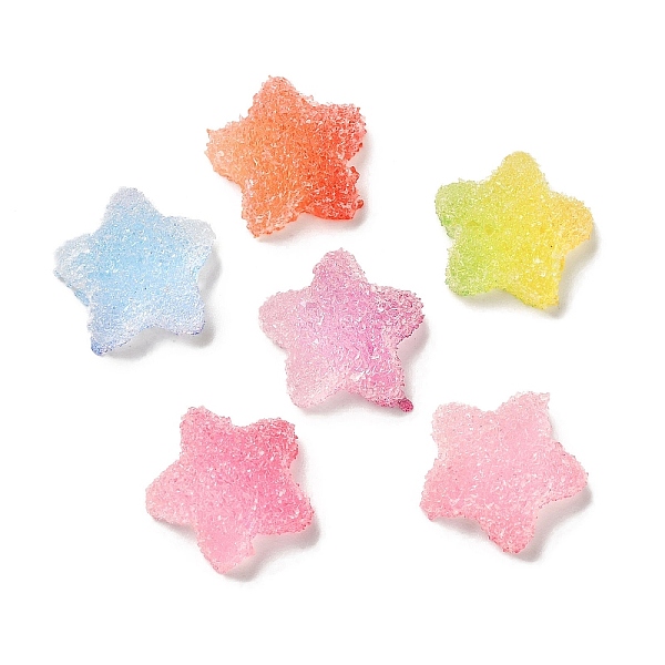 PandaHall Opaque Resin Cabochons, Druzy Star, Mixed Color, 10.5x11x4~4.5mm Resin Star Multicolor
PandaHall Opaque Resin Cabochons, Druzy Star, Mixed Color, 10.5x11x4~4.5mm Resin Star Multicolor