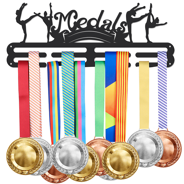 PandaHall Sports Theme Iron Medal Hanger Holder Display Wall Rack, with Screws, Gymnastics Pattern, 150x400mm Iron Sports
PandaHall Sports Theme Iron Medal Hanger Holder Display Wall Rack, with Screws, Gymnastics Pattern, 150x400mm Iron Sports