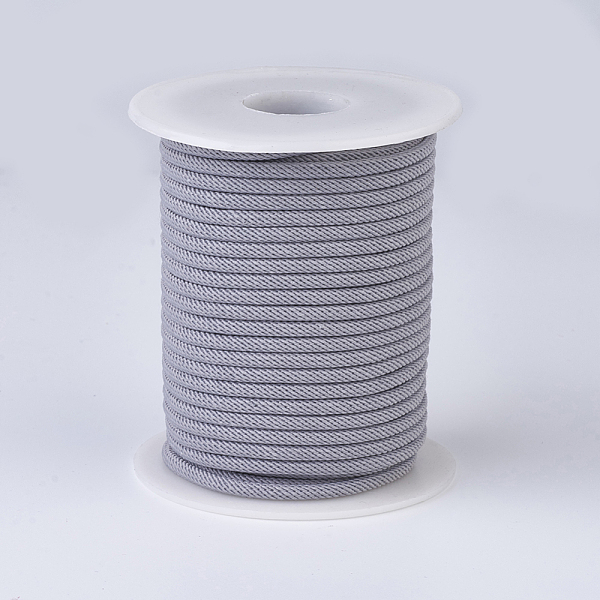 PandaHall Nylon Threads, Milan Cords/Twisted Cords, Gainsboro, 3mm, about 21.87 yards(20m)/roll Nylon Gray
PandaHall Nylon Threads, Milan Cords/Twisted Cords, Gainsboro, 3mm, about 21.87 yards(20m)/roll Nylon Gray