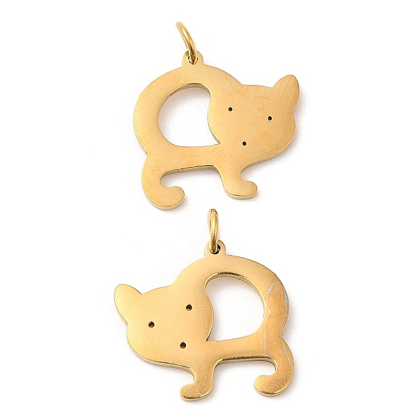 PandaHall Vacuum Plating 304 Stainless Steel Pendants, with Jump Ring, Fox Charm, Golden, 17.5x18x1.4mm, Hole: 3.2mm 304 Stainless Steel Fox
PandaHall Vacuum Plating 304 Stainless Steel Pendants, with Jump Ring, Fox Charm, Golden, 17.5x18x1.4mm, Hole: 3.2mm 304 Stainless Steel Fox