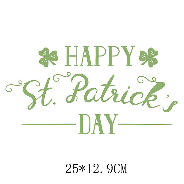 PandaHall Saint Patrick's Day Theme PET Sublimation Stickers, Heat Transfer Film, Iron on Vinyls, for Clothes Decoration, Word, 129x250mm...
PandaHall Saint Patrick's Day Theme PET Sublimation Stickers, Heat Transfer Film, Iron on Vinyls, for Clothes Decoration, Word, 129x250mm...
