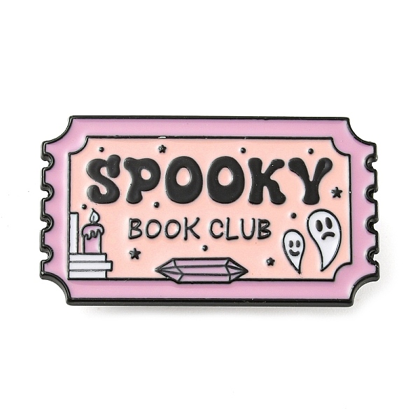 PandaHall Word SPooky Book Club Alloy Enamel Pins Broochs, Cadmium Free & Lead Free, Rectangle, Pearl Pink, 17.5x30.5x1.5mm Alloy+Enamel...
PandaHall Word SPooky Book Club Alloy Enamel Pins Broochs, Cadmium Free & Lead Free, Rectangle, Pearl Pink, 17.5x30.5x1.5mm Alloy+Enamel...