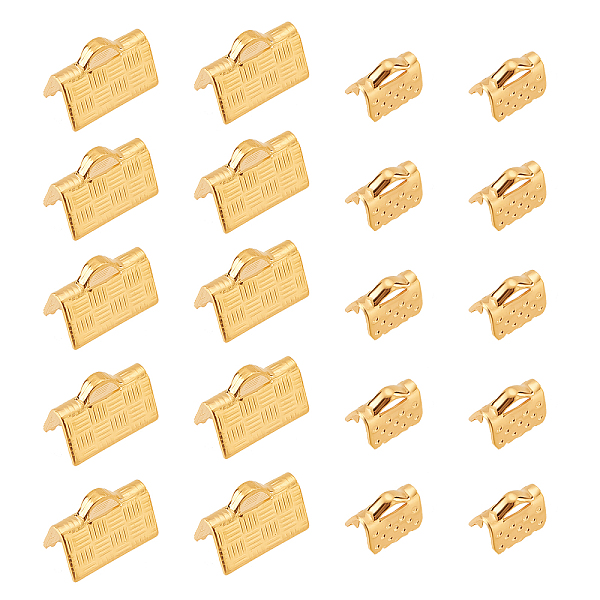 PandaHall UNICRAFTALE 20Pcs 2 Style Golden Ribbon Crimp Ends Rectangle Bracelet Pinch Crimp Clamps 304 Stainless Steel Crimps Cord Ends With...
PandaHall UNICRAFTALE 20Pcs 2 Style Golden Ribbon Crimp Ends Rectangle Bracelet Pinch Crimp Clamps 304 Stainless Steel Crimps Cord Ends With...