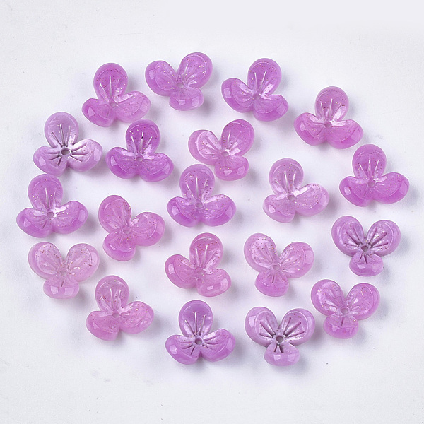 PandaHall Cellulose Acetate(Resin) Bead Caps, 3-Petal, Flower, Orchid, 12x13x5.5~6mm, Hole: 1.2mm Cellulose Acetate Purple
PandaHall Cellulose Acetate(Resin) Bead Caps, 3-Petal, Flower, Orchid, 12x13x5.5~6mm, Hole: 1.2mm Cellulose Acetate Purple