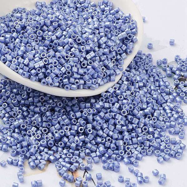 PandaHall Baking Paint Glass Seed Beads, Cylinder, Light Steel Blue, 2x1.5mm, Hole: 1mm, about 5599pcs/50g Glass
PandaHall Baking Paint Glass Seed Beads, Cylinder, Light Steel Blue, 2x1.5mm, Hole: 1mm, about 5599pcs/50g Glass