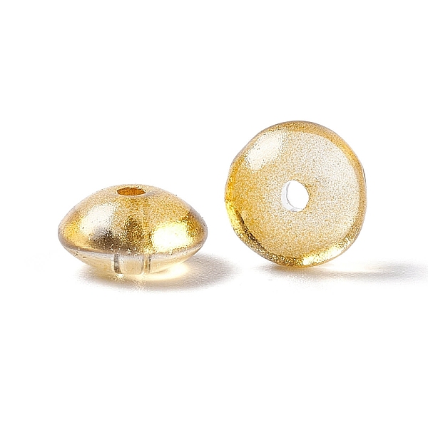 PandaHall Transparent Glass Beads, Abacus/Disc, Gold, 8.5x4.5mm, Hole: 1.6mm Glass Rondelle Gold
PandaHall Transparent Glass Beads, Abacus/Disc, Gold, 8.5x4.5mm, Hole: 1.6mm Glass Rondelle Gold