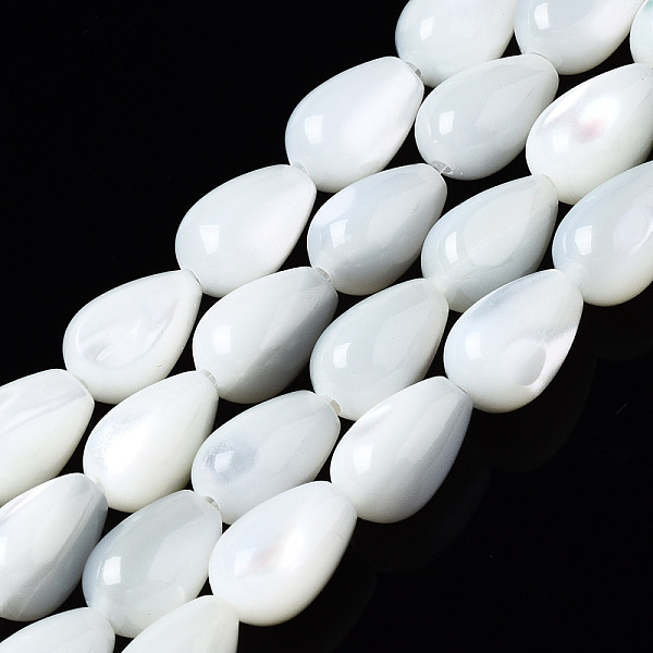 PandaHall Natural Trochid Shell/Trochus Shell Beads Strands, Teardrop, Bleach, Seashell Color, 9x6mm, Hole: 0.7mm, about 46~47pcs/strand...
PandaHall Natural Trochid Shell/Trochus Shell Beads Strands, Teardrop, Bleach, Seashell Color, 9x6mm, Hole: 0.7mm, about 46~47pcs/strand...