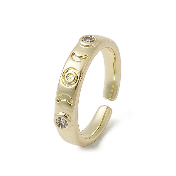 PandaHall Brass Adjustable Rings, with Cubic Zirconia, Moon, Inner Diameter: 16.2mm Brass+Cubic Zirconia Moon
PandaHall Brass Adjustable Rings, with Cubic Zirconia, Moon, Inner Diameter: 16.2mm Brass+Cubic Zirconia Moon