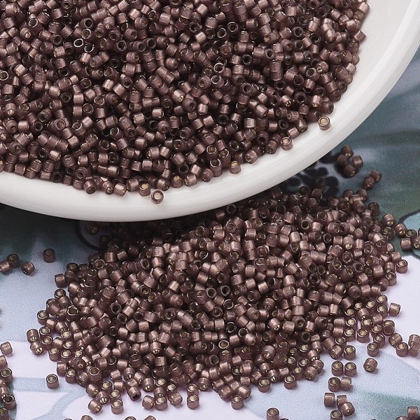 PandaHall MIYUKI Delica Beads, Cylinder, Japanese Seed Beads, 11/0, (DB2183) Duracoat Semi-Frosted Silver Lined Dyed Raisin, 1.3x1.6mm, Hole..., Purple
PandaHall MIYUKI Delica Beads, Cylinder, Japanese Seed Beads, 11/0, (DB2183) Duracoat Semi-Frosted Silver Lined Dyed Raisin, 1.3x1.6mm, Hole..., Purple