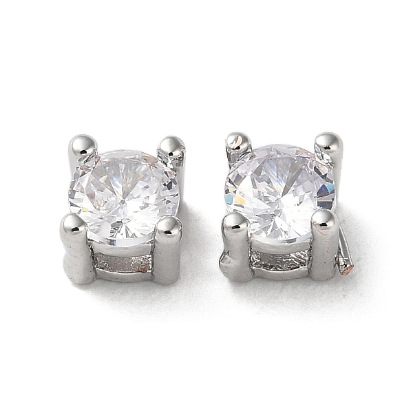 PandaHall Brass Micro Pave Cubic Zirconia Slide Charms, Square, Platinum, 4x4x4mm, Hole: 2x1mm Brass+Cubic Zirconia Square Clear
PandaHall Brass Micro Pave Cubic Zirconia Slide Charms, Square, Platinum, 4x4x4mm, Hole: 2x1mm Brass+Cubic Zirconia Square Clear