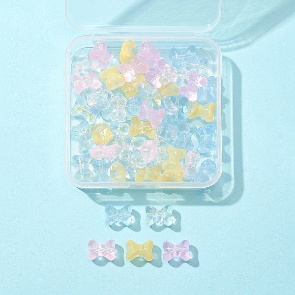 PandaHall 50Pcs Electroplate Transparent Glass Bead, Bowknot, Mixed Color, 9.5x12.5x7mm, Hole: 1.2mm Glass Bowknot Multicolor
PandaHall 50Pcs Electroplate Transparent Glass Bead, Bowknot, Mixed Color, 9.5x12.5x7mm, Hole: 1.2mm Glass Bowknot Multicolor