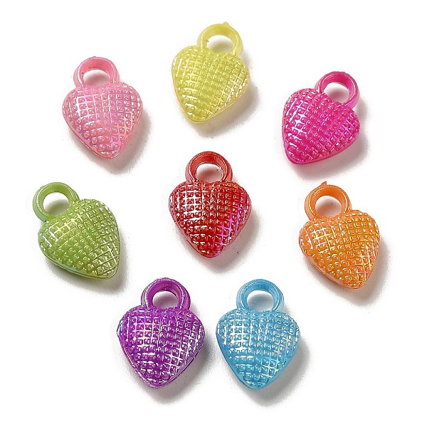 PandaHall Plating Opaque Acrylic Pendant, AB Color, Heart, Mixed Color, 16.5x11x5mm, Hole: 3.5mm, 1219pcs/500g Acrylic Heart Multicolor
PandaHall Plating Opaque Acrylic Pendant, AB Color, Heart, Mixed Color, 16.5x11x5mm, Hole: 3.5mm, 1219pcs/500g Acrylic Heart Multicolor