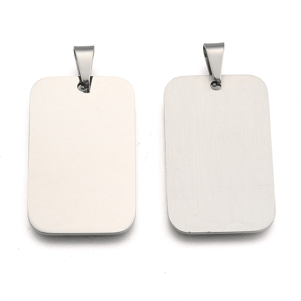 PandaHall Rectangle Tag Pendants, 201 Stainless Steel Pendants, Stainless Steel Color, 40x25x1.5mm, Hole: 4~5.5x8.5~10mm 201 Stainless Steel...
PandaHall Rectangle Tag Pendants, 201 Stainless Steel Pendants, Stainless Steel Color, 40x25x1.5mm, Hole: 4~5.5x8.5~10mm 201 Stainless Steel...