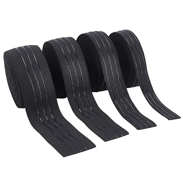 PandaHall Silicone Backed Elastic Band Black, 20 Yards 4 Sizes Non-Slip Sewing Polyester Ribbon 0.7/1.1/1.5/1.9" 3 Strips Elastic Gripper...
PandaHall Silicone Backed Elastic Band Black, 20 Yards 4 Sizes Non-Slip Sewing Polyester Ribbon 0.7/1.1/1.5/1.9" 3 Strips Elastic Gripper...