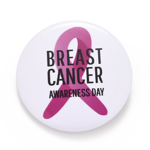 PandaHall Breast Cancer Awareness Month Tinplate Brooch Pin, Pink Flat Round Badge for Clothing Bags Jackets, Platinum, Tie Pattern, 44x7mm...
PandaHall Breast Cancer Awareness Month Tinplate Brooch Pin, Pink Flat Round Badge for Clothing Bags Jackets, Platinum, Tie Pattern, 44x7mm...