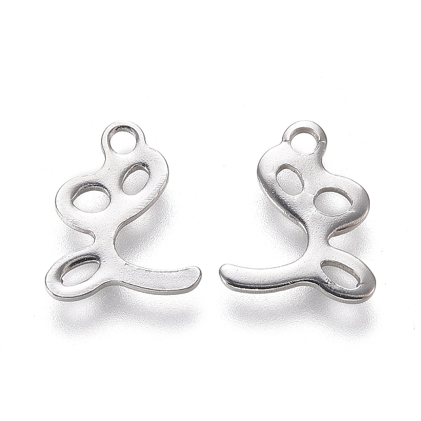 PandaHall 304 Stainless Steel Charms, Laser Cut, Letter, Stainless Steel Color, Letter.L, 11.5x9.5x0.7mm, Hole: 1.5mm 304 Stainless Steel...
PandaHall 304 Stainless Steel Charms, Laser Cut, Letter, Stainless Steel Color, Letter.L, 11.5x9.5x0.7mm, Hole: 1.5mm 304 Stainless Steel...