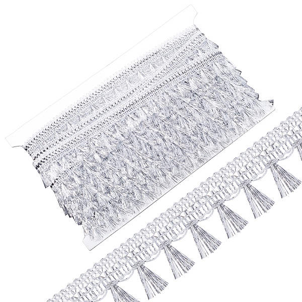 PandaHall 15 Yards Filigree Polyester Lace Fringe Trim, Tassel Lace Ribbon, for Clothing Accessories, WhiteSmoke, 1-1/8 inch(27mm) Polyester..., White
PandaHall 15 Yards Filigree Polyester Lace Fringe Trim, Tassel Lace Ribbon, for Clothing Accessories, WhiteSmoke, 1-1/8 inch(27mm) Polyester..., White