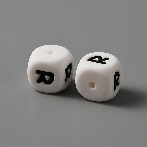 PandaHall Food Grade Eco-Friendly Silicone Beads, Chewing Beads For Teethers, DIY Nursing Necklaces Making, White Cube with Black Letter...
PandaHall Food Grade Eco-Friendly Silicone Beads, Chewing Beads For Teethers, DIY Nursing Necklaces Making, White Cube with Black Letter...