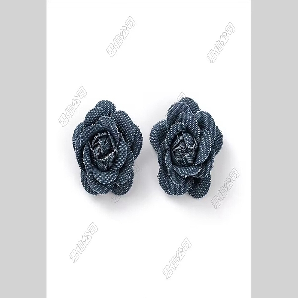 PandaHall Denim Cloth Flowers, Jean Fabric Camelia, Sewing Ornaments, DIY Costume Accessories, Steel Blue, 35x34x15mm Cloth Flower
PandaHall Denim Cloth Flowers, Jean Fabric Camelia, Sewing Ornaments, DIY Costume Accessories, Steel Blue, 35x34x15mm Cloth Flower