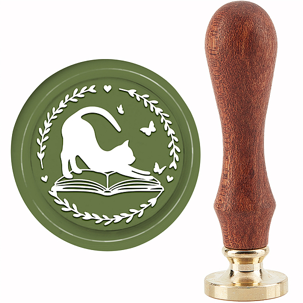 PandaHall CRASPIRE Cat Wax Seal Stamp Book Sealing Wax Stamps 30mm Retro Vintage Removable Brass Stamp Head with Wood Handle for Invitations...
PandaHall CRASPIRE Cat Wax Seal Stamp Book Sealing Wax Stamps 30mm Retro Vintage Removable Brass Stamp Head with Wood Handle for Invitations...