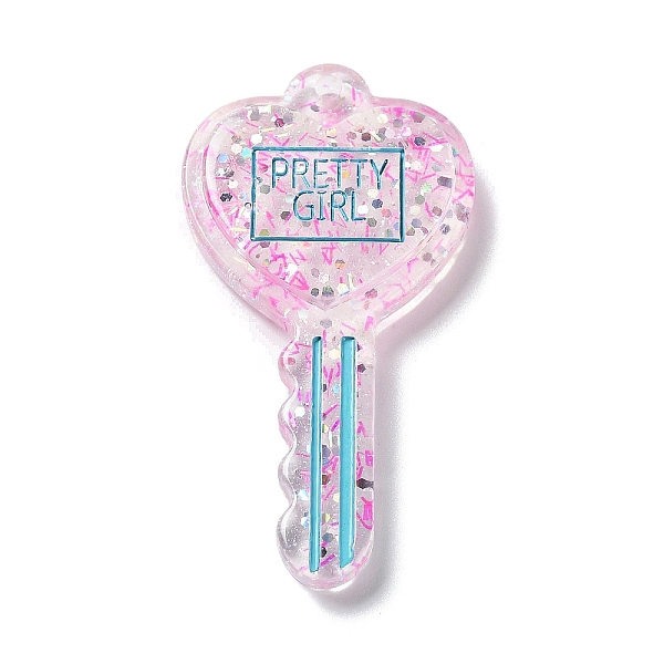 PandaHall Acylic Pendant with Glitter Powder, Key with Heart, Sky Blue, 57.5x29.5x6mm, Hole: 2.3mm Acrylic Key
PandaHall Acylic Pendant with Glitter Powder, Key with Heart, Sky Blue, 57.5x29.5x6mm, Hole: 2.3mm Acrylic Key