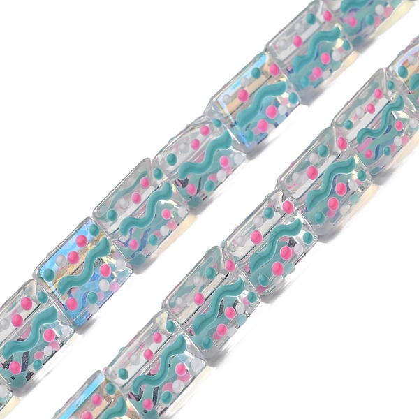 PandaHall Handmade Bumpy Lampwork Beads Strands, with Enamel, Triangular Prism, Dark Turquoise, 12x9.5~10x9~9.5mm, Hole: 1mm, about...
PandaHall Handmade Bumpy Lampwork Beads Strands, with Enamel, Triangular Prism, Dark Turquoise, 12x9.5~10x9~9.5mm, Hole: 1mm, about...
