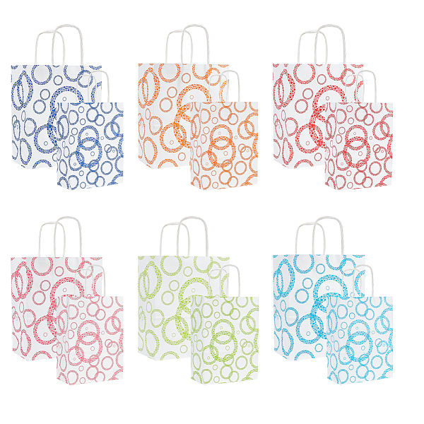 PandaHall 36Pcs 12 Styles Rectangle Bubble Paper Gift Bags, Shopping Bags with Handles, Mixed Color, 30~36cm, Finished Product..., Multicolor
PandaHall 36Pcs 12 Styles Rectangle Bubble Paper Gift Bags, Shopping Bags with Handles, Mixed Color, 30~36cm, Finished Product..., Multicolor
