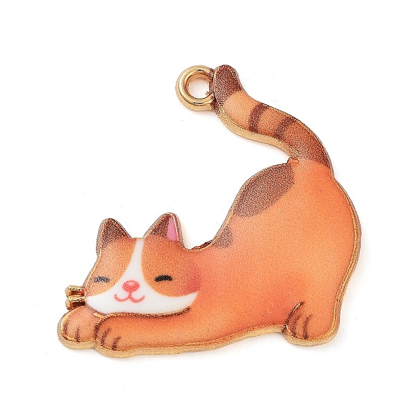 PandaHall Rack Plating Alloy Enamel Pendants, Golden, Cat Charm, Dark Orange, 25x25x25mm, Hole: 2mm Alloy+Enamel Cat Shape
PandaHall Rack Plating Alloy Enamel Pendants, Golden, Cat Charm, Dark Orange, 25x25x25mm, Hole: 2mm Alloy+Enamel Cat Shape