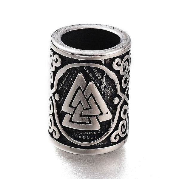 PandaHall 304 Stainless Steel Beads, Large Hole Beads, Column, Antique Silver, 15x11mm, Hole: 8mm 304 Stainless Steel Column
PandaHall 304 Stainless Steel Beads, Large Hole Beads, Column, Antique Silver, 15x11mm, Hole: 8mm 304 Stainless Steel Column