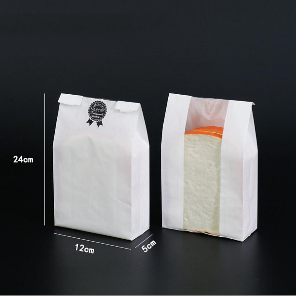 PandaHall Paper Bread Bag, Paper Food Packaging Storage Bakery Bag, with Front Window, Rectangle, White, 12x5x24cm Paper Rectangle White
PandaHall Paper Bread Bag, Paper Food Packaging Storage Bakery Bag, with Front Window, Rectangle, White, 12x5x24cm Paper Rectangle White
