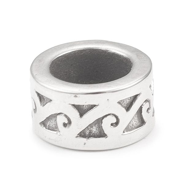 PandaHall 304 Stainless Steel European Beads, Large Hole Beads, Column, Antique Silver, 12.5x7mm, Hole: 8.3mm 304 Stainless Steel Column
PandaHall 304 Stainless Steel European Beads, Large Hole Beads, Column, Antique Silver, 12.5x7mm, Hole: 8.3mm 304 Stainless Steel Column