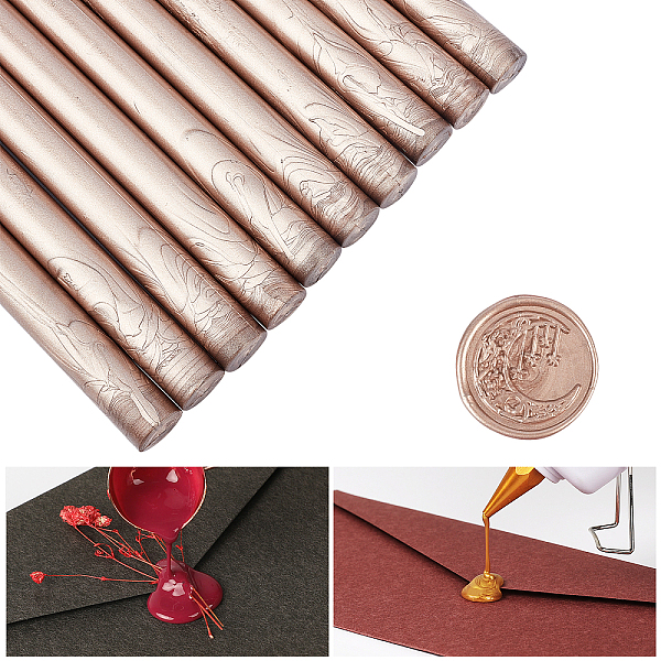 PandaHall Sealing Wax Sticks, for Retro Vintage Wax Seal Stamp, Camel, 135x11x11mm Wax Brown
PandaHall Sealing Wax Sticks, for Retro Vintage Wax Seal Stamp, Camel, 135x11x11mm Wax Brown