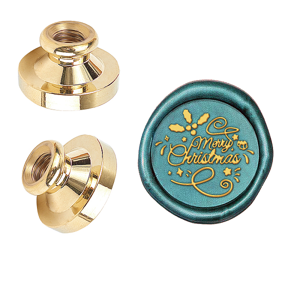 PandaHall Wax Seal Brass Stamp Head, for Wax Seal Stamp, Christmas Themed Pattern, 25x14.5mm Brass
PandaHall Wax Seal Brass Stamp Head, for Wax Seal Stamp, Christmas Themed Pattern, 25x14.5mm Brass