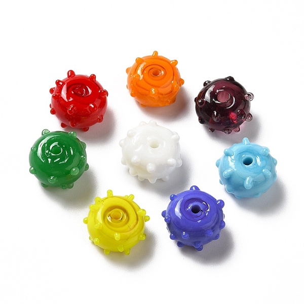 PandaHall Handmade Bumpy Lampwork Beads, Round, Mixed Color, 12x13x8mm, Hole: 1.6mm Lampwork Round Multicolor
PandaHall Handmade Bumpy Lampwork Beads, Round, Mixed Color, 12x13x8mm, Hole: 1.6mm Lampwork Round Multicolor