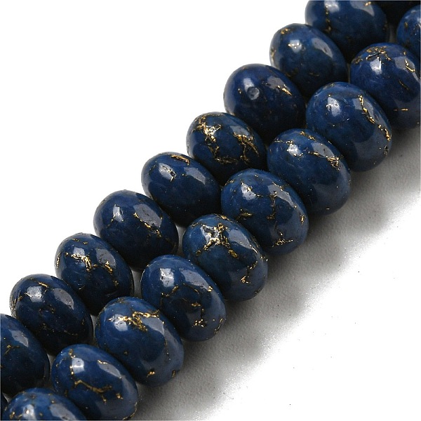 PandaHall Dyed Synthetic Turquoise Beads Strands, Rondelle, Midnight Blue, 6x4mm, Hole: 1mm, about 86pcs/strand, 15.75 inch(40cm) Synthetic...
PandaHall Dyed Synthetic Turquoise Beads Strands, Rondelle, Midnight Blue, 6x4mm, Hole: 1mm, about 86pcs/strand, 15.75 inch(40cm) Synthetic...