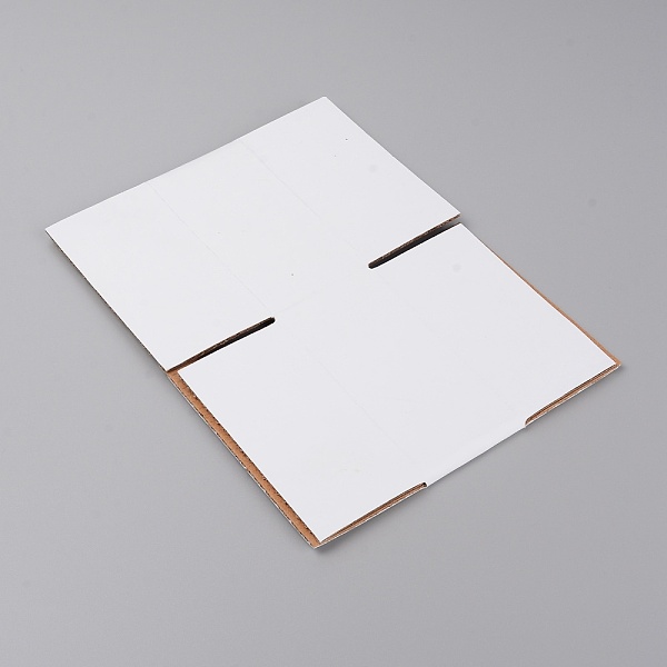 PandaHall Corrugated Cardboard Jewelry Boxes, Gift Packaging Boxes, Square, White, Finished Product: 104x104x50mm, Unfold: 200x150x4mm Paper...
PandaHall Corrugated Cardboard Jewelry Boxes, Gift Packaging Boxes, Square, White, Finished Product: 104x104x50mm, Unfold: 200x150x4mm Paper...
