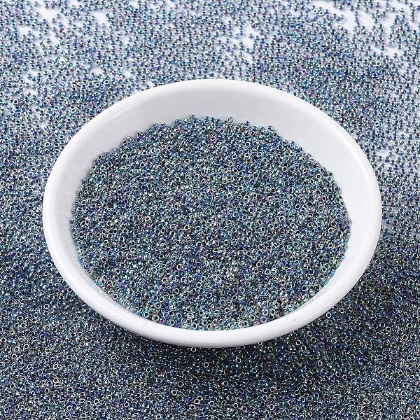 PandaHall MIYUKI Round Rocailles Beads, Japanese Seed Beads, 11/0, (RR283) Noir Lined Crystal AB, 2x1.3mm, Hole: 0.8mm, about 1111pcs/10g..., Blue
PandaHall MIYUKI Round Rocailles Beads, Japanese Seed Beads, 11/0, (RR283) Noir Lined Crystal AB, 2x1.3mm, Hole: 0.8mm, about 1111pcs/10g..., Blue