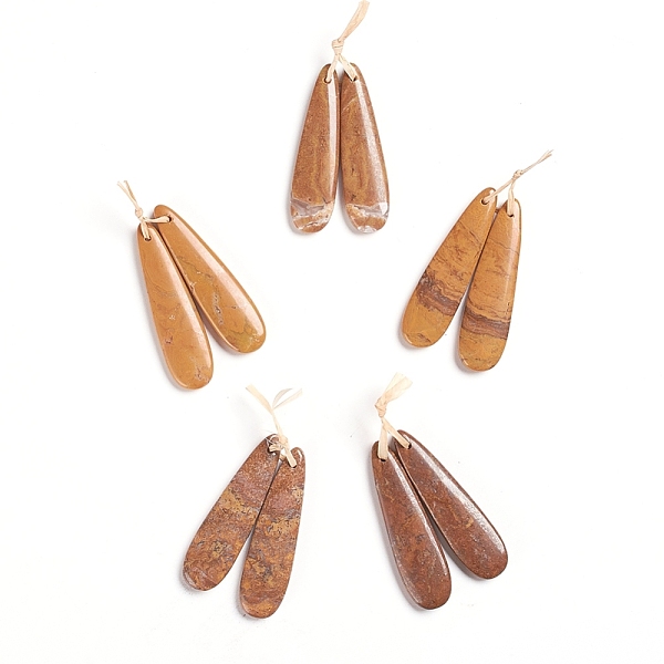 PandaHall Natural Larderite Shoushan Tianhuang Stone Pendants, for Jewelry Making, Teardrop, 45~45.5x12~12.5x4~4.5mm, Hole: 1mm Shoushan...
PandaHall Natural Larderite Shoushan Tianhuang Stone Pendants, for Jewelry Making, Teardrop, 45~45.5x12~12.5x4~4.5mm, Hole: 1mm Shoushan...