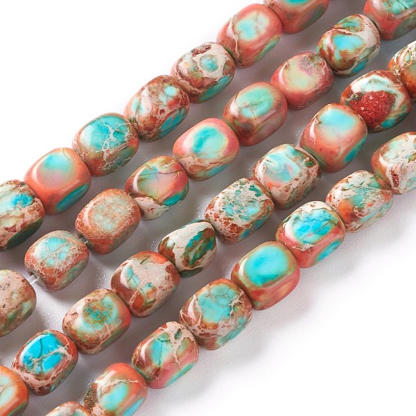 PandaHall Natural Regalite/Imperial Jasper/Sea Sediment Jasper Beads Strands, Dyed, Cuboid, Sky Blue, 7x6x6mm, Hole: 0.8mm, about...
PandaHall Natural Regalite/Imperial Jasper/Sea Sediment Jasper Beads Strands, Dyed, Cuboid, Sky Blue, 7x6x6mm, Hole: 0.8mm, about...