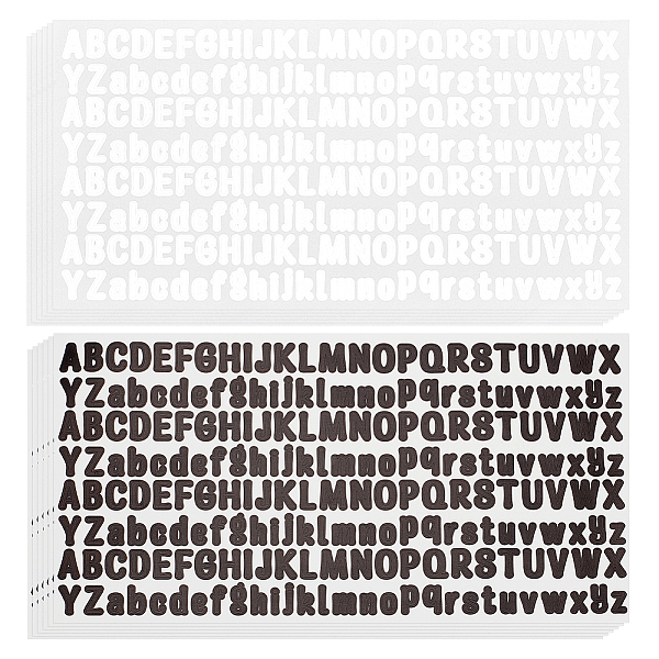 PandaHall AHANDMAKER 12 Sheets 2496 Pcs Alphabet Stickers, Self Adhesive Vinyl Letters Black White Stickers Decals for Mailbox Sign Water..., Multicolor
PandaHall AHANDMAKER 12 Sheets 2496 Pcs Alphabet Stickers, Self Adhesive Vinyl Letters Black White Stickers Decals for Mailbox Sign Water..., Multicolor