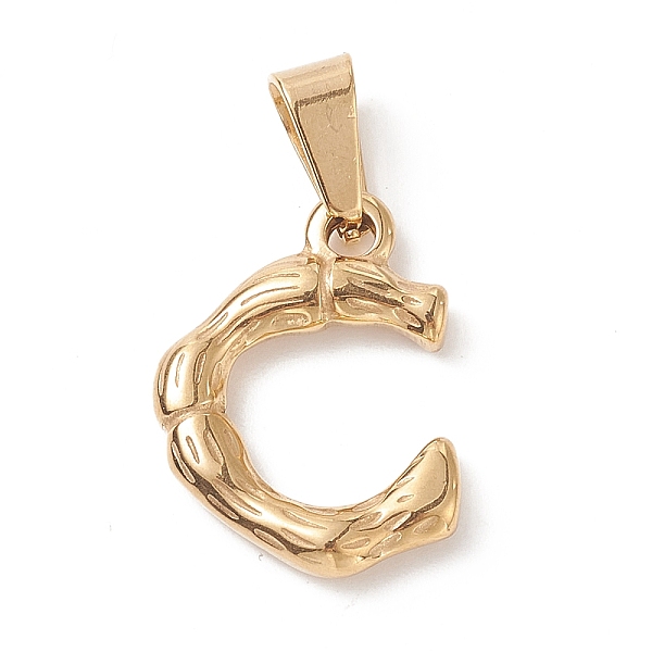 PandaHall 304 Stainless Steel Pendants, Bamboo Style, Letter, Golden Color, Letter.C, 18x13.6x3.7mm, Hole: 7x4mm 304 Stainless Steel Letter...
PandaHall 304 Stainless Steel Pendants, Bamboo Style, Letter, Golden Color, Letter.C, 18x13.6x3.7mm, Hole: 7x4mm 304 Stainless Steel Letter...