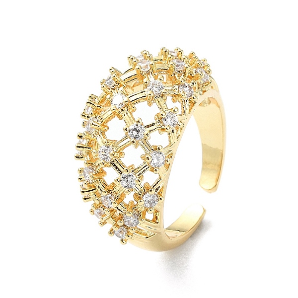 PandaHall Rack Plating Brass Micro Pave Cubic Zirconia Open Cuff Rings, Cadmium Free & Lead Free, Long-Lasting Plated, Real 18K Gold Plated...
PandaHall Rack Plating Brass Micro Pave Cubic Zirconia Open Cuff Rings, Cadmium Free & Lead Free, Long-Lasting Plated, Real 18K Gold Plated...