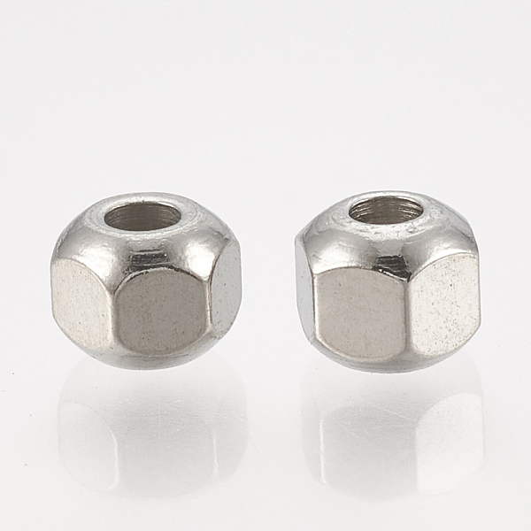 PandaHall Eco-Friendly 201 Stainless Steel Beads, Faceted, Rondelle, Stainless Steel Color, 3.5x4x4mm, Hole: 1.5mm 201 Stainless Steel...
PandaHall Eco-Friendly 201 Stainless Steel Beads, Faceted, Rondelle, Stainless Steel Color, 3.5x4x4mm, Hole: 1.5mm 201 Stainless Steel...