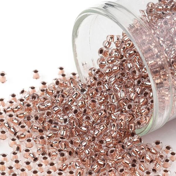 PandaHall TOHO Round Seed Beads, Japanese Seed Beads, (740) Copper Lined Crystal, 11/0, 2.2mm, Hole: 0.8mm, about 1110pcs/10g Glass Brown
PandaHall TOHO Round Seed Beads, Japanese Seed Beads, (740) Copper Lined Crystal, 11/0, 2.2mm, Hole: 0.8mm, about 1110pcs/10g Glass Brown